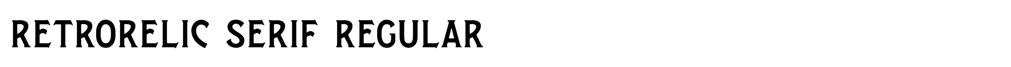 Retrorelic Serif Regular image